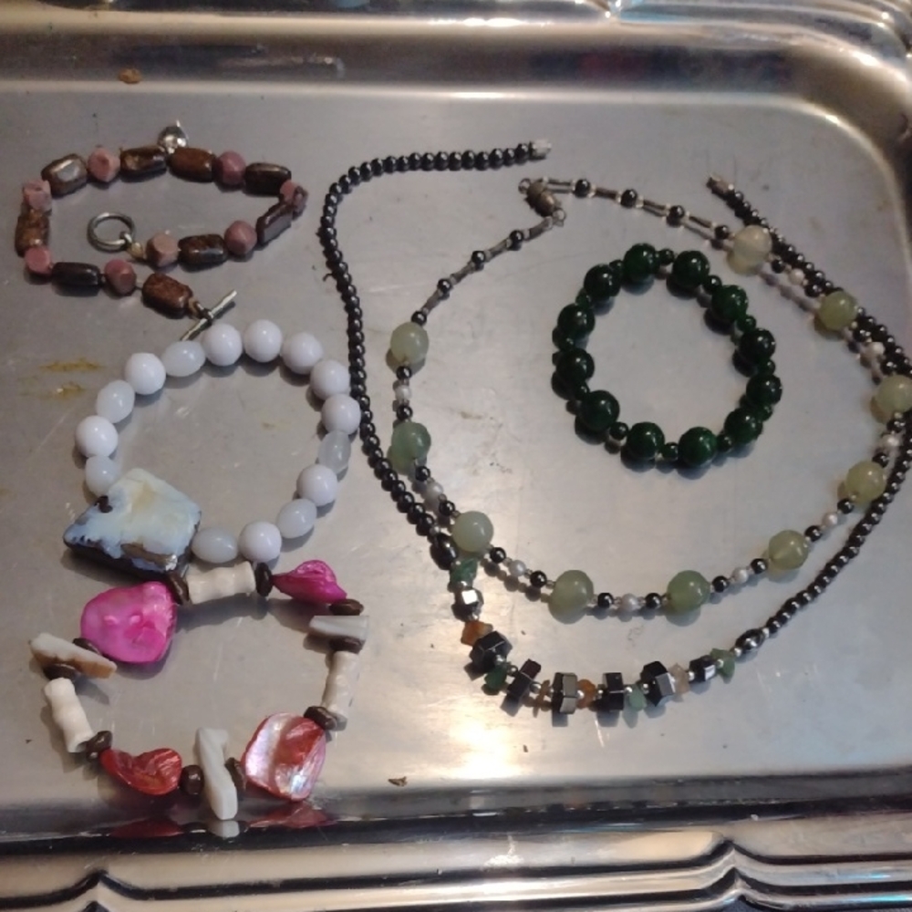 Elegant Multicolor Beaded Jewelry Set